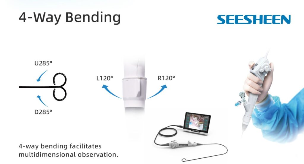 seesheen advanced flexible video ureteroscope